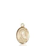 St. Brigid of Ireland Medal<br/>9123 Oval, 14kt Gold