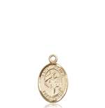 St. Ursula Medal<br/>9127 Oval, 14kt Gold