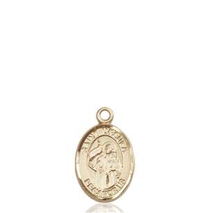 St. Ursula Medal<br/>9127 Oval, 14kt Gold