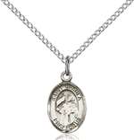 St. Ursula Medal<br/>9127 Oval, Sterling Silver