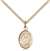 St. Gemma Galgani Medal<br/>9130 Oval, Gold Filled
