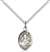 St. Gemma Galgani Medal<br/>9130 Oval, Sterling Silver