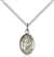 St. Jerome Medal<br/>9135 Oval, Sterling Silver