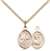 St. Christopher/Volleyball Medal<br/>9138 Oval, Gold Filled