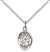 St. Sebastian Medal<br/>9163 Oval, Sterling Silver