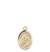 St. Sebastian Medal<br/>9164 Oval, 14kt Gold