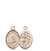 St. Sebastian/Skiing Medal<br/>9169 Oval, 14kt Gold