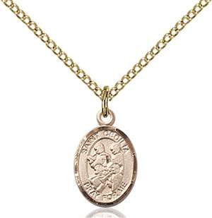 St. Cecilia / Marching Band Medal<br/>9179 Oval, Gold Filled