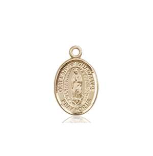 Our Lady of Guadalupe Medal<br/>9206 Oval, 14kt Gold