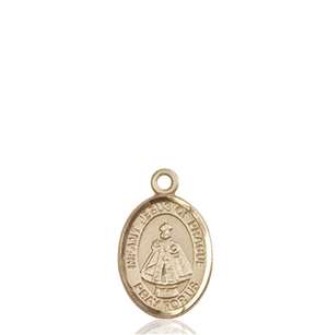 Infant of Prague Medal<br/>9207 Oval, 14kt Gold