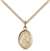 St. Maria Goretti Medal<br/>9208 Oval, Gold Filled