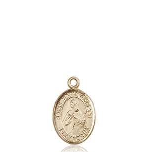 St. Maria Goretti Medal<br/>9208 Oval, 14kt Gold
