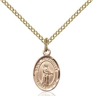 St. Petronille Medal<br/>9209 Oval, Gold Filled