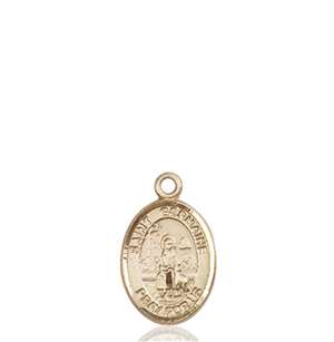 St. Germaine Cousin Medal<br/>9211 Oval, 14kt Gold