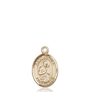 St. Isaac Jogues Medal<br/>9212 Oval, 14kt Gold