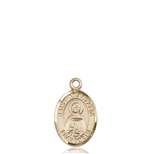 St. Anastasia Medal<br/>9213 Oval, 14kt Gold