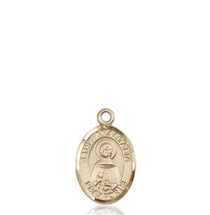 St. Anastasia Medal<br/>9213 Oval, 14kt Gold