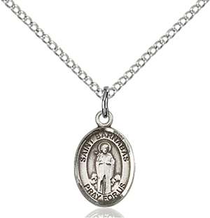 St. Barnabas Medal<br/>9216 Oval, Sterling Silver