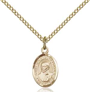St. Ignatius of Loyola Medal<br/>9217 Oval, Gold Filled