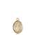 St. Gertrude of Nivelles Medal<br/>9219 Oval, 14kt Gold