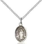 St. Joseph The Worker Medal<br/>9220 Oval, Sterling Silver