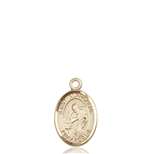 St. Alphonsus Medal<br/>9221 Oval, 14kt Gold