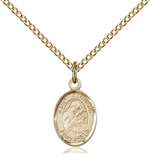 St. Aloysius Gonzaga Medal<br/>9225 Oval, Gold Filled