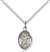 St. Stephanie Medal<br/>9228 Oval, Sterling Silver