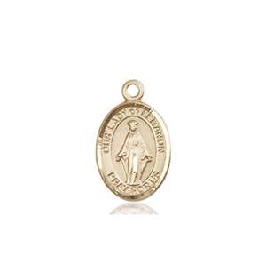 Our Lady of Lebanon Medal<br/>9229 Oval, 14kt Gold