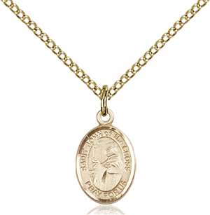 St. John of the Cross Medal<br/>9231 Oval, Gold Filled