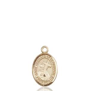 St. Bernard of Clairvaux Medal<br/>9233 Oval, 14kt Gold