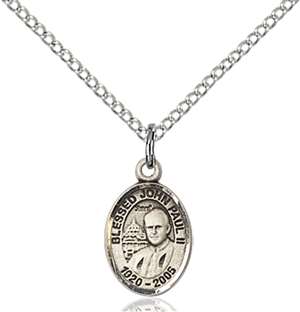 St. John Paul II Medal<br/>9234 Oval, Sterling Silver