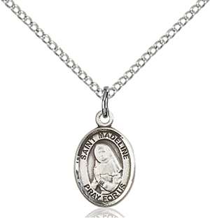 St. Madeline Sophie Barat Medal<br/>9236 Oval, Sterling Silver