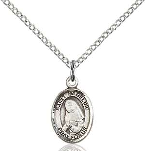 St. Madeline Sophie Barat Medal<br/>9236 Oval, Sterling Silver