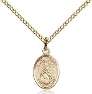 St. Matilda Medal<br/>9239 Oval, Gold Filled