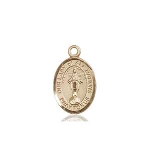 Our Lady of All Nations Medal<br/>9242 Oval, 14kt Gold