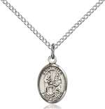 St. Zita Medal<br/>9244 Oval, Sterling Silver