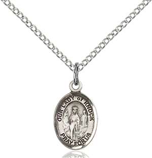Our Lady of Knock Medal<br/>9246 Oval, Sterling Silver