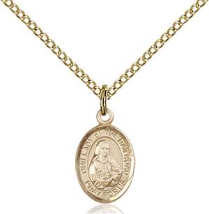 Our Lady of the Railroad Medal<br/>9247 Oval, Gold Filled