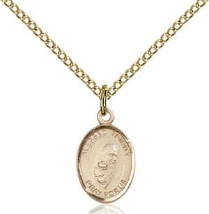 Blessed Trinity Medal<br/>9249 Oval, Gold Filled