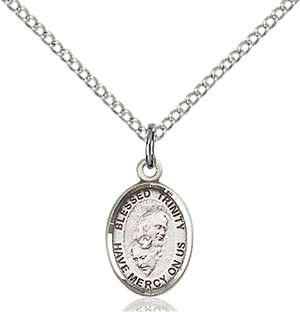 Blessed Trinity Medal<br/>9249 Oval, Sterling Silver