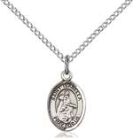 St. Isabella of Portugal Medal<br/>9250 Oval, Sterling Silver