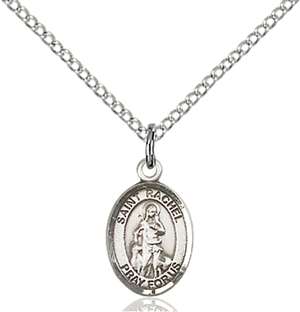 St. Rachel Medal<br/>9251 Oval, Sterling Silver