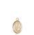 St. Aaron Medal<br/>9254 Oval, 14kt Gold