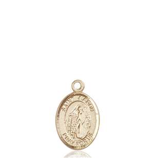 St. Aaron Medal<br/>9254 Oval, 14kt Gold