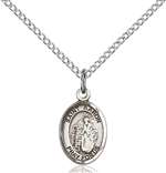 St. Aaron Medal<br/>9254 Oval, Sterling Silver