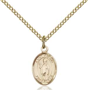 St. Austin Medal<br/>9256 Oval, Gold Filled