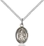 St. Isaiah Medal<br/>9258 Oval, Sterling Silver