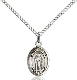 St. Samuel Medal<br/>9259 Oval, Sterling Silver