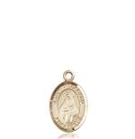 St. Hildegard Von Bingen Medal<br/>9260 Oval, 14kt Gold